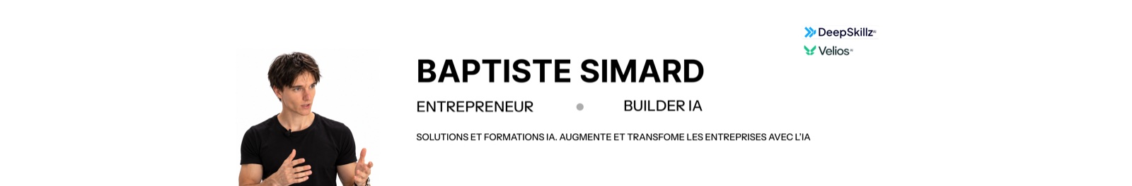 Baptiste Simard, entrepreneur et builder IA
